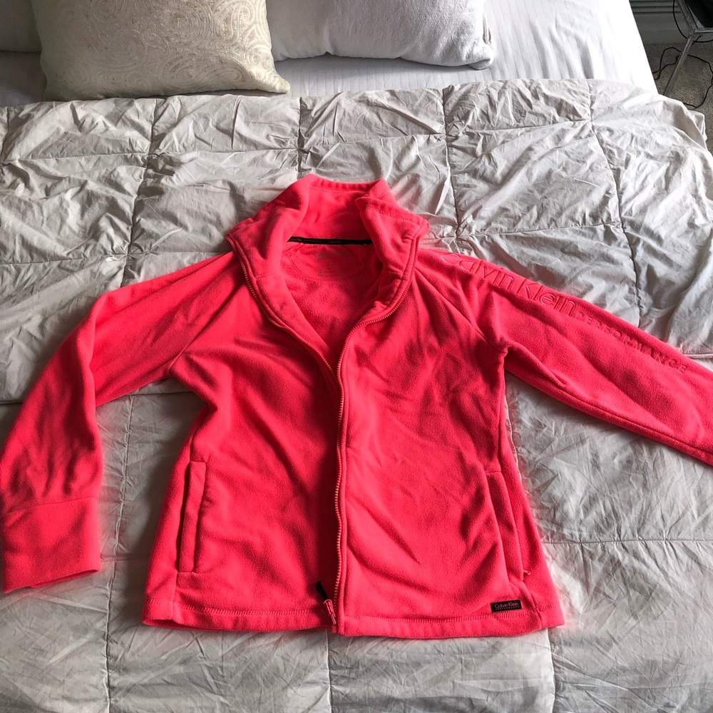 Calvin Klein zip-up sweater